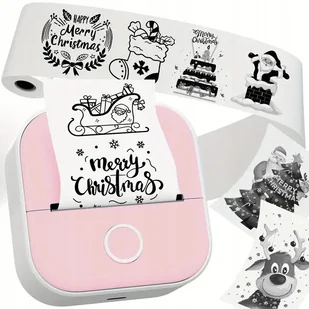 Phomemo T02 mini drukarka termiczna zdjęć notatek etykiet samoprzylepnych - Drukarki kart i etykiet - miniaturka - grafika 1