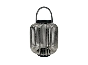 LAMPION ŚWIECZNIK METALOWY CHROM - Świeczniki - miniaturka - grafika 1