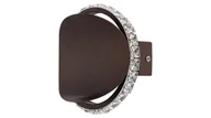 Lampy ścienne - Rabalux Capriana LED Brąz | Kryształ 6W 4000K Kinkiet ścienny 5049 5049 - miniaturka - grafika 1