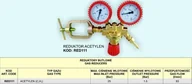 Akcesoria do elektronarzędzi - Fachowiec Reduktor acetylen FACHOWIEC, 25 bar - miniaturka - grafika 1