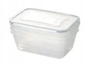 Pojemniki kuchenne - Tescoma Pojemnik FRESHBOX 3 szt 1l prostokątny - miniaturka - grafika 1