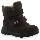 Buty dla chłopców - Dziecięce buty ocieplane za kostkę z membraną Bartek 11/14036101 Brązowe - miniaturka - grafika 1