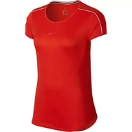 Koszulki i topy damskie - Nike Dry T-shirt damski Habanero Red/White/Borde L 939328 - miniaturka - grafika 1