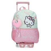 Plecaki szkolne i tornistry - Hello Kitty Paris Bagaż, Torba kurierska Dziewczyny, Różowy, Mochila Escolar con Carro, plecak szkolny na kółkach - miniaturka - grafika 1