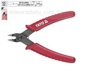 YATO szczypce do kabli YT-2260 ( 125 mm ) precyzyjny - Kombinerki i obcęgi - miniaturka - grafika 1