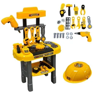 WARSZTAT DLA DZIECI ZESTAW MAJSTERKOWICZA NARZĘDZI DLA DZIECI STÓŁ DUŻY XXL - Zabawy w naśladowanie dorosłych WARSZTAT DLA DZIECI ZESTAW MAJSTERKOWICZA NARZĘDZI DLA DZIECI STÓŁ DUŻY XXL - Zabawy w naśladowanie dorosłych - miniaturka - grafika 1