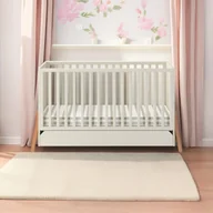 Łóżka dla dzieci i młodzieży - Łóżeczko dziecięce beżowe lotta latte 70x140cm - miniaturka - grafika 1