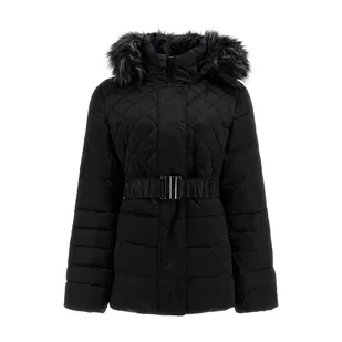 Damska Kurtka zimowa pikowana GUESS LAURIE DOWN JACKET W2BL60WEX52-JBLK – Czarny - Kurtki damskie - miniaturka - grafika 1