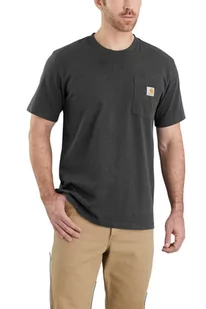 Koszulka męska T-shirt Carhartt Heavyweight Pocket K87 CRH Carbon Heather - Koszulki sportowe męskie - miniaturka - grafika 1