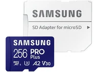 Karty pamięci - Karta pamięci SAMSUNG PRO Plus (2023) 256GB MicroSDXC + adapter - miniaturka - grafika 1