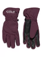 Rękawiczki dla dzieci - COLD Rękawiczki softshellowe w kolorze fioletowym - miniaturka - grafika 1