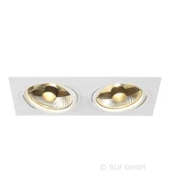 Lampy sufitowe - Spotline New Tria GU10 2 (kwadrat) - Czarny (113841) - miniaturka - grafika 1