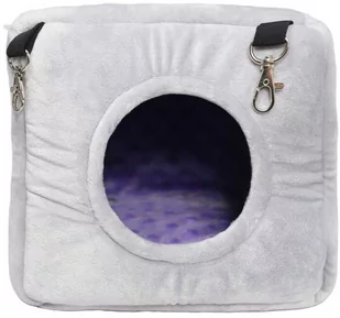 MIMIKO - Domek pojedynczy dla małych ssaków wrzosowy 20x20x20cm - Akcesoria dla gryzoni - miniaturka - grafika 1