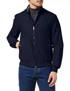 Kurtki męskie - Geox M VINCIT BOMBER JKT kurtka męska, niebieski (Blue Nights F4386), 48 - grafika 1