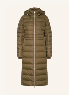 Tommy Hilfiger Płaszcz Puchowy Tyra Z Odpinanym Kapturem I Sztucznym Futrem gruen - Płaszcze damskie - miniaturka - grafika 1