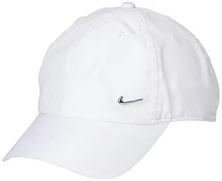 Czapki damskie - Nike Uniseks Sportswear Heritage 86 Czapka z Daszkiem, Biała - grafika 1