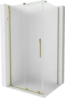Kabiny prysznicowe - Mexen Velar kabina prysznicowa rozsuwana 120x80 cm, szron, złota - 871-120-080-31-50 - miniaturka - grafika 1