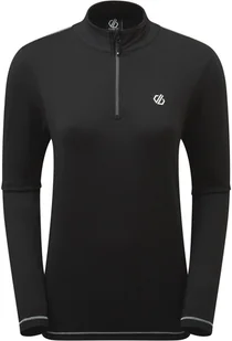 Dare 2b Lowline II Stretch LS Top Women, czarny UK 8 | EU 34 2022 Koszulki z długim rękawem - Koszulki i topy damskie - miniaturka - grafika 1