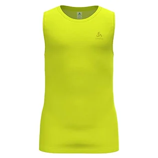 Koszulki sportowe męskie - Odlo Active F-Dry Light ECO Baselayer Tanktop z okrągłym dekoltem, Evening Primrose, M - grafika 1