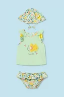 Stroje kąpielowe dla dziewczynek - Mayoral Newborn dwuczęściowy strój kąpielowy niemowlęcy kolor zielony - miniaturka - grafika 1