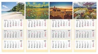 Kalendarze - Kalendarz 2026 trójdzielny 1szt.mix - kalendarz - miniaturka - grafika 1