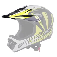 Akcesoria motocyklowe - W-TEC Zapasowy daszek do kasku W-TEC FS-605, Yellow Graphic 22116-1 - miniaturka - grafika 1