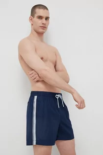 Kąpielówki męskie - Calvin Klein szorty kąpielowe kolor granatowy - grafika 1