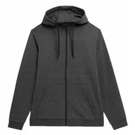 Bluzy męskie - 4F Bluza Męska Rozpinana Z Kapturem Tswsm354 L - miniaturka - grafika 1