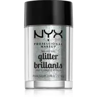 Rozświetlacze do twarzy i ciała - NYX Professional Makeup Face& Body Glitter- Ice - miniaturka - grafika 1
