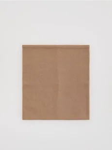 Reserved - Bawełniany komin - brązowy - Apaszki i szaliki damskie - miniaturka - grafika 1