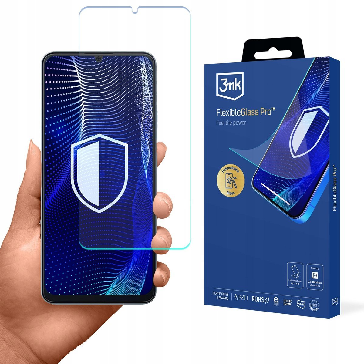 Szkło hybrydowe na ekran do Oscal Modern 8 - 3mk FlexibleGlass Pro