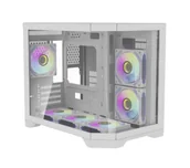 Obudowy komputerowe - Darkflash FT418 ARGB Biały - miniaturka - grafika 1