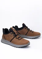 Buty trekkingowe męskie - Buty outdoorowe męskie brązowe ECCO EXOSTRIDE M LOW OIL - miniaturka - grafika 1