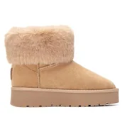 Botki damskie - XTI 144719, Botki damskie, beżowe, 36 EU, beż, 36 EU - miniaturka - grafika 1