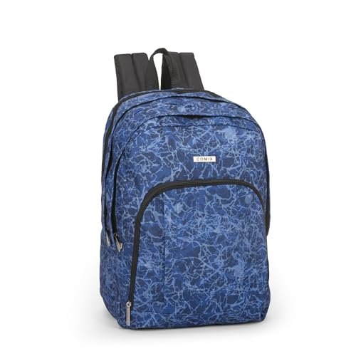 Comix - Plecak szkolny dla dziewczynek i dziewcząt, wyściełany i wzmocniony plecaki szkolne, regulowane ramiączka, komora główna, kieszeń przednia i kieszeń boczna, 30 x 40 x 17 cm, niebieski, cm