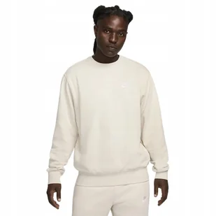 BLUZA NIKE SPORTSWEAR CLUB FLEECE BV2662-104 BIAŁA R-L - Bluzy męskie - miniaturka - grafika 1