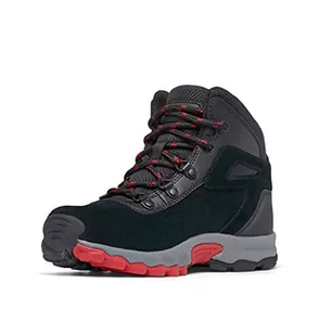 Columbia Młodzież unisex Newton Ridge Amped, czarny, czerwony (Mountain Red), 7, Czarna Góra Czerwony - Buty dla chłopców - miniaturka - grafika 1