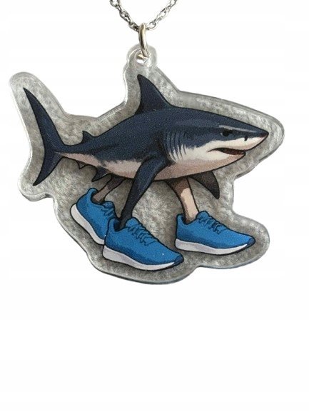 Naszyjnik wisiorek Tralalero Tralala Italian Brainrot Włoski Brainrot 2D