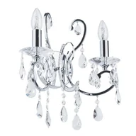 Lampy ścienne - Italux Kinkiet lampa ścienna Barocco 2x40W E14 chrom MB72709-2A - miniaturka - grafika 1
