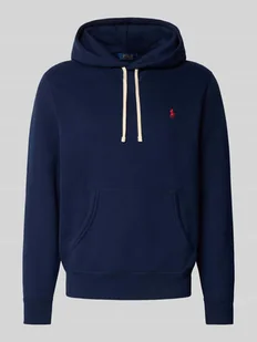 Bluza o kroju regular fit z kapturem i wyhaftowanym logo - Bluzy męskie - miniaturka - grafika 1