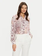 Koszule damskie - Guess Koszula W4BH56 WGLA2 Różowy Comfort Fit - miniaturka - grafika 1