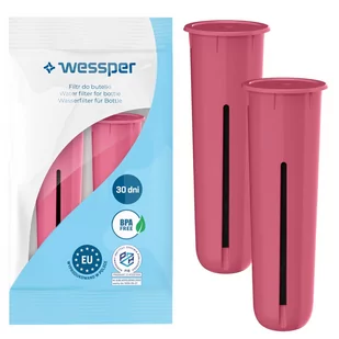 Zamienny Wkład Do Butelki Dafi, Wessper, 2Szt, Różowy - Wkłady filtrujące - miniaturka - grafika 1