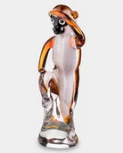 Figurki dekoracyjne - Duża Figura Szklana w Stylu Murano Małpa - miniaturka - grafika 1