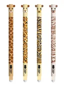 Długopisy - Happy Color Długopis wymazywalny SAFARI 0.5 mm niebieski - miniaturka - grafika 1