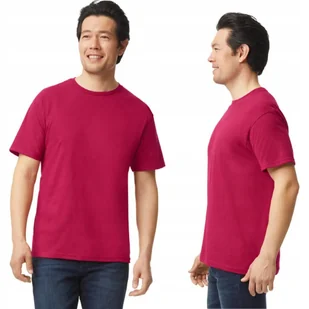 T-shirt Koszulka Męska Bawełna SOFTSTYLE Gildan GI64000 CZERWONA WIŚNIA L - Koszulki męskie - miniaturka - grafika 1