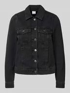 Kurtki damskie - Kurtka jeansowa o kroju regular fit z dodatkiem bawełny model ‘ZORICA’ - miniaturka - grafika 1