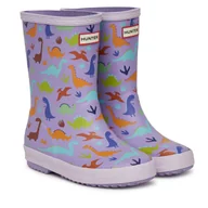 Buty dla chłopców - Kalosze Hunter HFRK0010242 Fioletowy - miniaturka - grafika 1