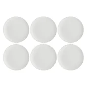 Talerze - LA PORCELLANA BIANCA MOMENTI Zestaw 6 talerzy do sałatek 22 cm - miniaturka - grafika 1