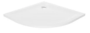 New Trendy B-0622 Brodzik MILD akrylowy p$1353łokrągy R55 90x90x4,5 biały - Brodziki prysznicowe - miniaturka - grafika 1