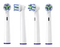 Końcówki do szczoteczek elektrycznych - Końcówki Do Szczoteczki Braun Oral B 4 Szt Cross Eb-50 - miniaturka - grafika 1